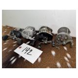 Lot of 4 Vintage Casting Reels