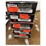 5-boxes of Black Hills Ammunition .300 Whisper