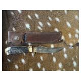 Strade USA 498 antler handle knife