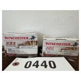 1-box of Winchester .22 LR, 222 rounds, 36 grain
