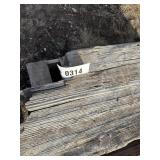 2-large cross tie type blocks. approximately