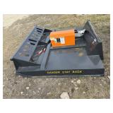 Wolverine BC-13-72W skid steer shredder. (new)