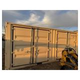 20' one trip side opening shipping container.