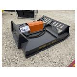 Wolverine BC-13-72W skid steer shredder. (new)