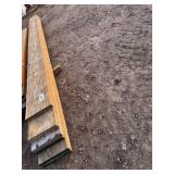 Laminate beams. 14' wide, 4-20', 1-18', 1-19'.