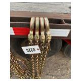 2- 20' 3/8 G80 chains.