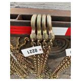 2- 20' 3/8 G80 chains.