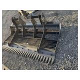 Wolverine LL-12-78W skid steer landscape bucket.