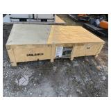 SDLGM1220F, Galvanized Metal Livestock Shed.