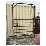 1- Priefert  bow gate with easy latch.