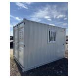 Shipping container office/storage. 87 1/2' wide,
