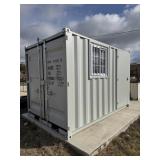 11' shipping container office/storage, w/ walk