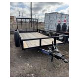 2025 Premier 12' x 77' utility trailer with tail