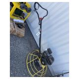 Gas powered concrete trowel. (new)