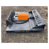 Wolverine BC-13-72W skid steer shredder. (new)