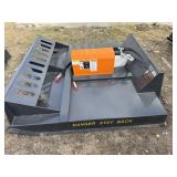 Wolverine BC-13-72W skid steer shredder. (new)