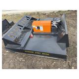 Wolverine BC-13-72W skid steer shredder. (new)