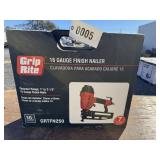 Grip Rite, 16 GAUGE FINISH NAILER.