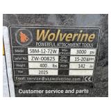 Wolverine SBM-12-72W skid steer sickle mower.