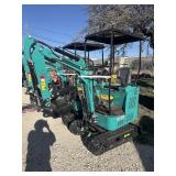 CFG Industrial H15R mini excavator, fixed thumb.