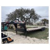 2024 Texas Pride 38' flat bed. Driver over fenders