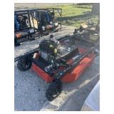DR gas finish mower. Like new condition.