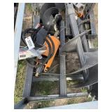 Wolverine ADB-13-1218R skid steer auger set. 12'