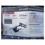 Wolverine ADB-13-1218R skid steer auger set. 12'