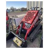 YSRT14 stand on skid steer. gas engine.