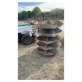 5 tier nail bin with scoop arm.