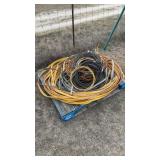 Mixed lot of used electrical  wire.