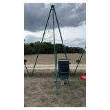 Over head deer feeder.