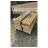 22 pieces of fiber glass dry decking. 14.5x47'.