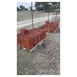 94 pieces of clay blocks. 10ï¿½x10ï¿½x6ï¿½