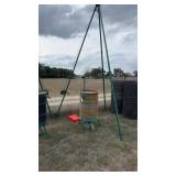 Over head deer feeder.