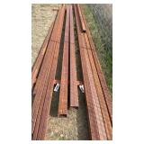 2 pieces 4x4x11g sq tbg. 15ï¿½ long. 2 times the