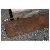 Wolverine skid steer plate