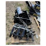 AGT 12EX-ATA 9 piece mini excavator attachment