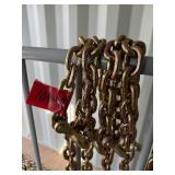 2-20' x 3/8'  G70 chains. 2 times the money.
