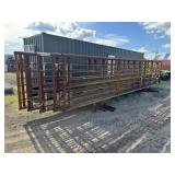 10-24' x 69' free standing coral panels.