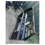 48' skid steer pallet forks. (new)
