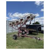 LELY 5 wheel hay rake.