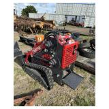 YSRT14 stand on mini skid steer.