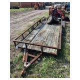 16' utility trailer frame. No. wheels. needs
