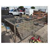 Hog trap, 4' wide, 3' tall' 10' long.