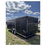 Wells Cargo enclosed trailer. 24' long, 8' wide.