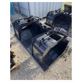 Wolverine GB-11-72W skid steer grapple bucket.