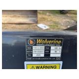 Wolverine TDB-11-84W smooth skid steer bucket.