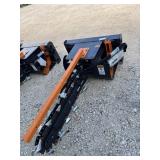 Wolverine TCR-12-48H skid steer trencher. (new)