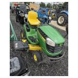 John Deere E140 riding lawn mower